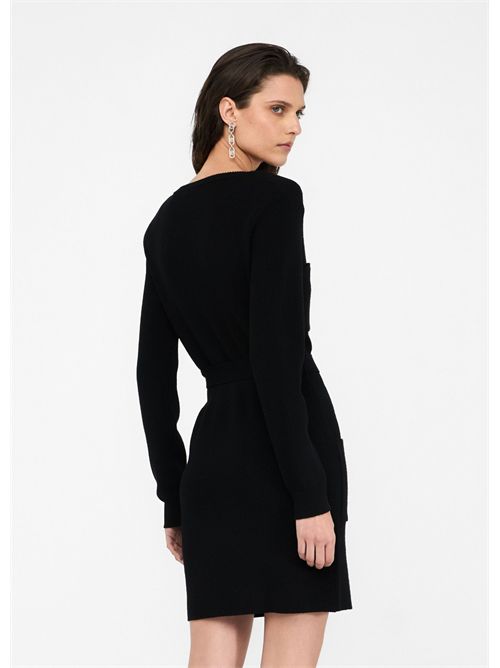 Abito in maglia con spalline imbottite LIU JO | MF5371MS99E/22222
